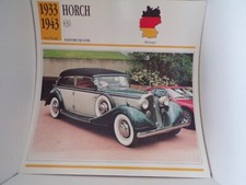 FICHE carte CARD voiture car