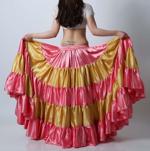 Satin gypsy skirt yard - satin,