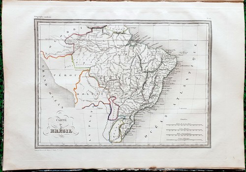 Brésil superbe carte - -,