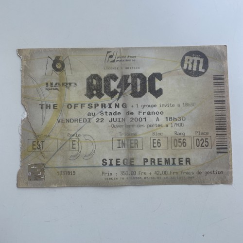 Ticket concert dc - ticket,