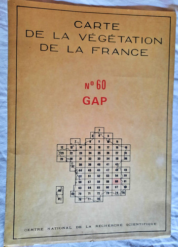 Carte végétation france gap - carte,
