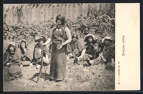 Carte postale araucana - postale,