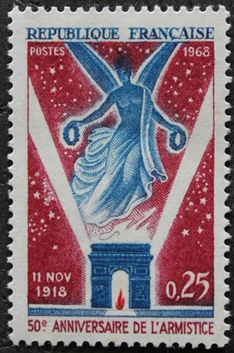Timbre france 11 novembre - -,