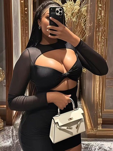Robe noire classique - noire, et