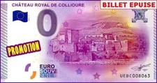 UEBC / CHATEAU ROYAL DE COLLIOURE / BILLET 0 € / NULL EURO-SCHEIN / 0 € 2015-1