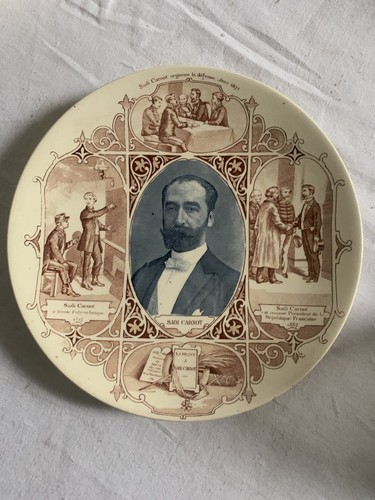 Assiette parlante ancienne - assiette,