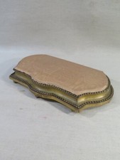 ANCIEN SOCLE POUR PENDULE OU BISCUIT EN BOIS DORE EPOQUE NAPOLEON III