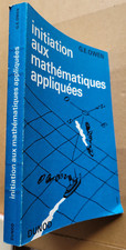 Initiation aux mathématiques appliquées G E OWEN éd Dunod 1964