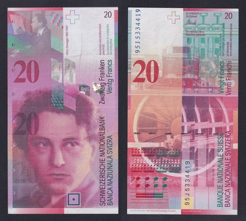 Billet suisse francs 1995 - suisse,