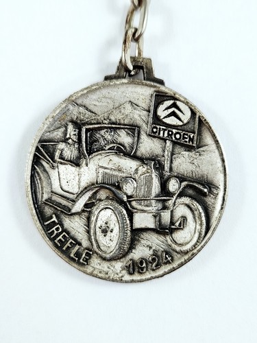 Porte cles citroën trèfle - porte-cles,