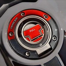 AUTOCOLLANTS 3D Compatible Avec YAMAHA TRACER 900 2018 2020 Bouchon Cuve Rouge