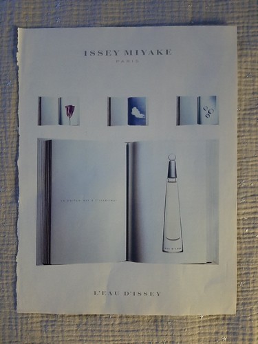Publicité papier parfum - publicité,