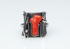 Bague Moderniste Vintage En
