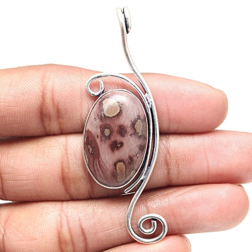 Pendentif peau léopard jaspe - pendentif,