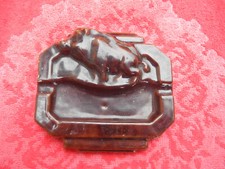 CENDRIER FONTE EMAILLEE SANGLIER COPIE EFEL 11X10