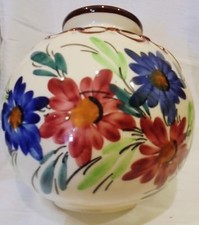 ANCIEN VASE CÉRAMIQUE DÉCOR