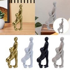 Statue d'homme et de chien en