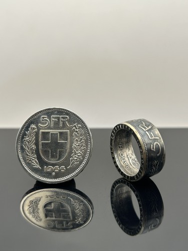 Bague pièce monnaie 5 - monnaie,