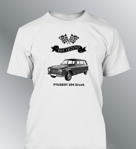 Tee shirt homme peugeot 204 - tee,