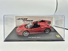 FERRARI 458 SPIDER 2011 ROUGE