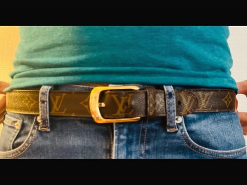 Ceinture louis vuitton marron - ceinture,