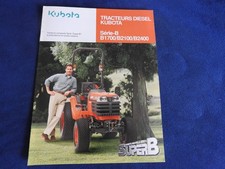 catalogue Kubota tracteur