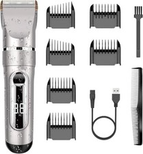 Tondeuse à Cheveux Hommes Professionnel Sans fil IPX7 rechargeable