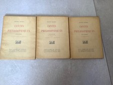 Contes philosophiques-Charles Maurras-3 vol.-1928.