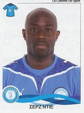 118 DIE SERGE IVORY COAST IRAKLIS.FC STICKER PANINI GREEK GREECE LEAGUE 2010