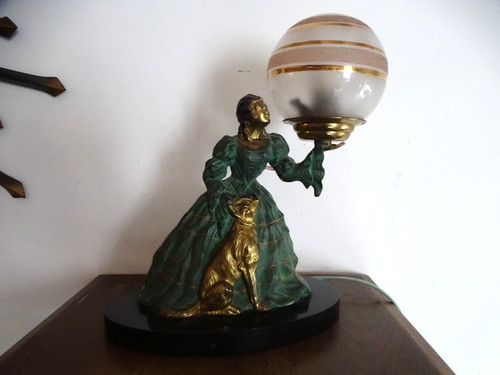 Lampe liseuse ancienne - , régule