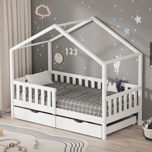 Lit cabane enfant bois de - lit, en