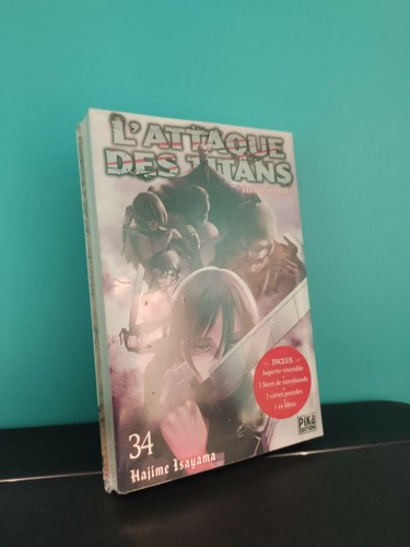 Attaque des titans tome 34 - titans,