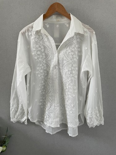 Chemise blouse blanche - , à
