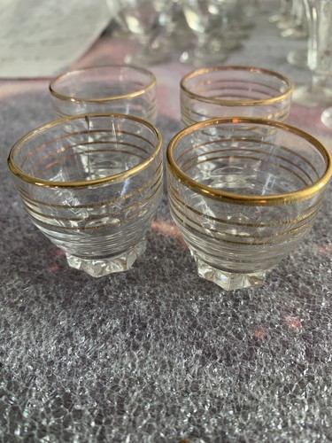Lot verres liqueur liseré - lot, a