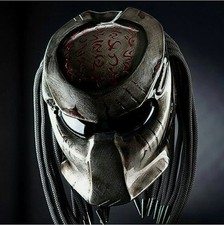 NOUVEAU CASQUE DE MOTO PREDATOR CUSTOM BLOOD STYLE (CERTIFIÉ DOT & ECE)
