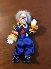poupee porcelaine Clown Tête