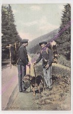 CPA 25300 PONTARLIER Equipement douaniers pour l embuscade chien Edt L.V. & Cie