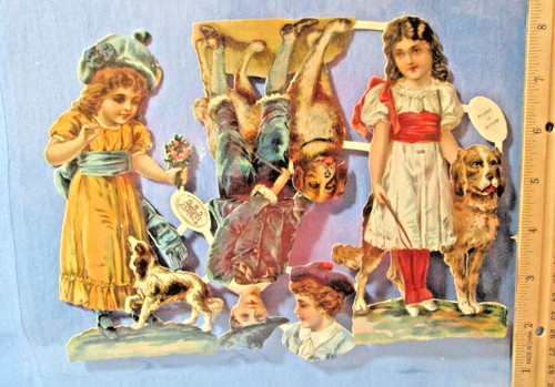 Victorian die cut scrap full - victorian,