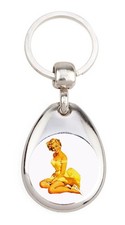 Pin Up Blonde - Porte clé en