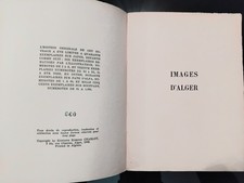 Images d'alger A. L. Breugnot 1951 dessins Paul Vigil Ed Originale Numéroté 