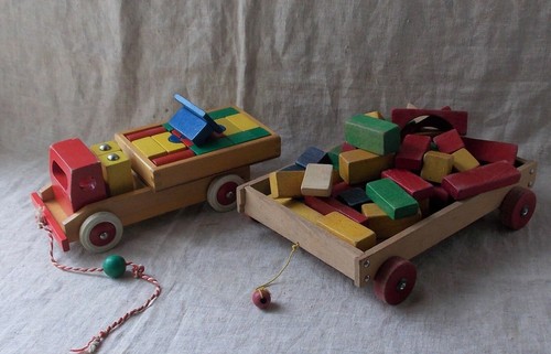 Ancien camion bois et - bois,