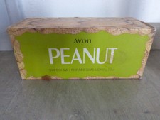 ancien savon et porte savon Peanut forme cacahuete AVON vintage french