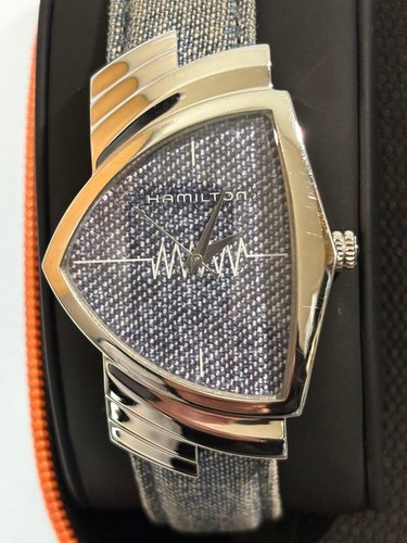 Montre hamilton ventura - montre, denim