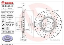 DISQUES DE FREIN XTRA BREMBO - 09.B352.1X