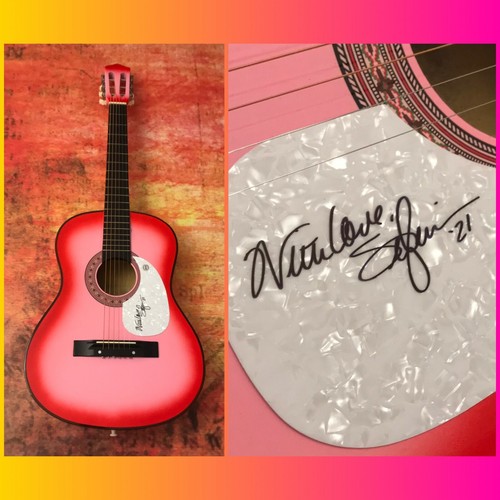 Guitare acoustique signée - guitare,