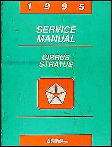 1995 cirrus stratus service - cirrus, et