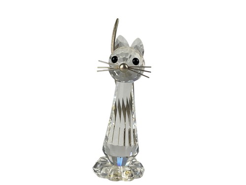 Figurine swarovski chat - figurine,