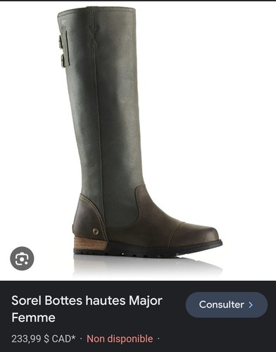 Bottes neuves sorel - bottes,