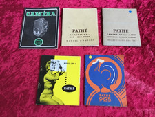 Lot de 5 documentation Pathé