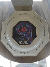 Assiette commémorative 13ème